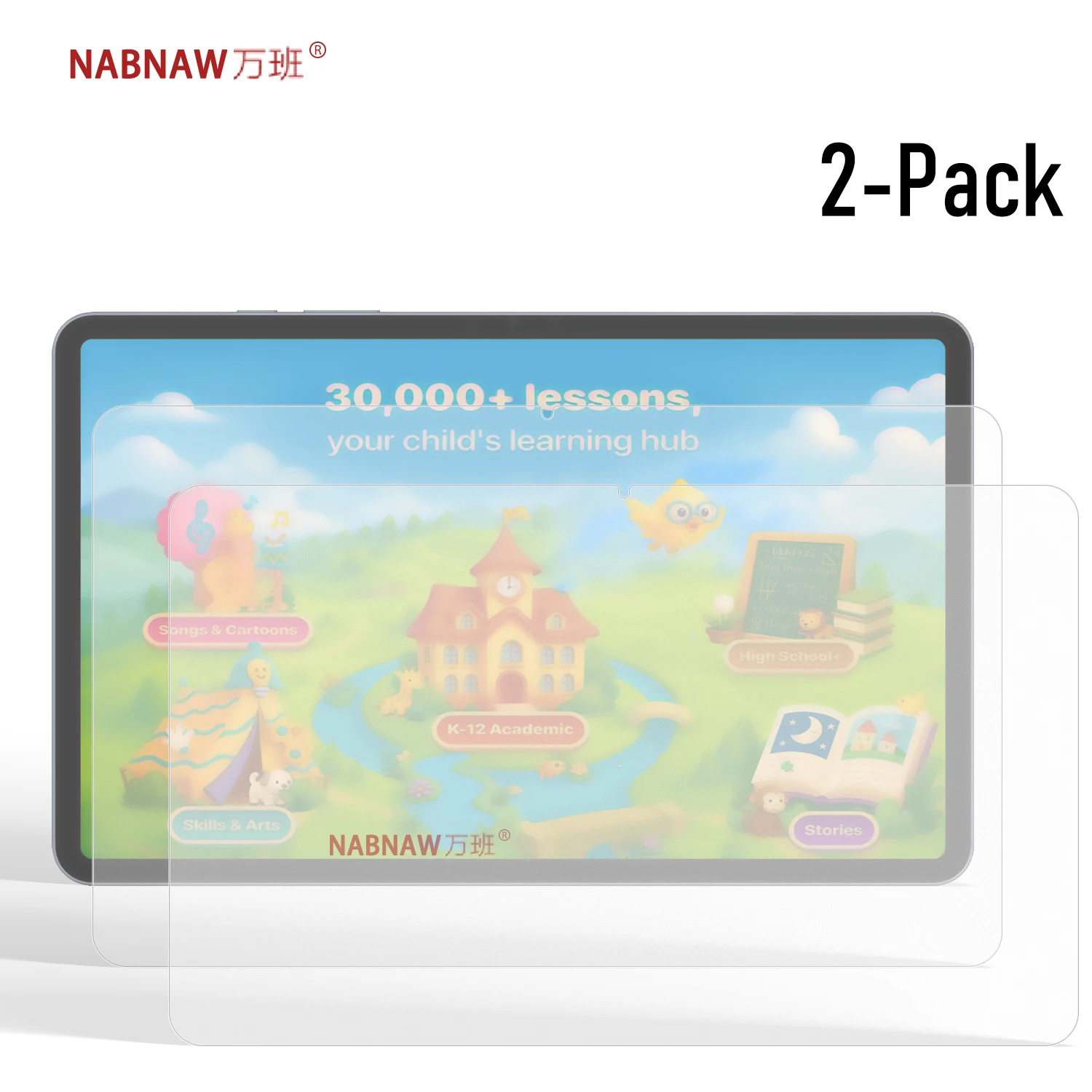 Protector de pantalla de película de vidrio templado Full HD para Infinix Xpad 20 Pro, cubierta de revestimiento de aceite antiarañazos para PC de 12 pulgadas, 2 piezas