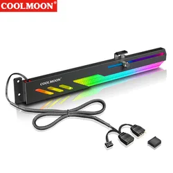 COOLMOON GT8: Soporte para Tarjeta Grafica ARGB 5V Multiinterfaz