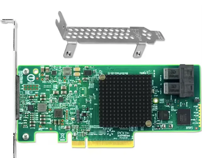 Tarjeta HBA LSI 9311-8I, chip SAS3008 recto de 12 Gb para Cables y conectores de hardware de PC de oficina - imagen 2