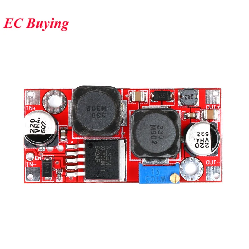 10Pcs/1pc XL6009 DC-DC Adjustable Boost Buck Step Up Down Converter Power Modul 20W 5-32V to 1.2-35V High Performance Low Ripple - imagen 5