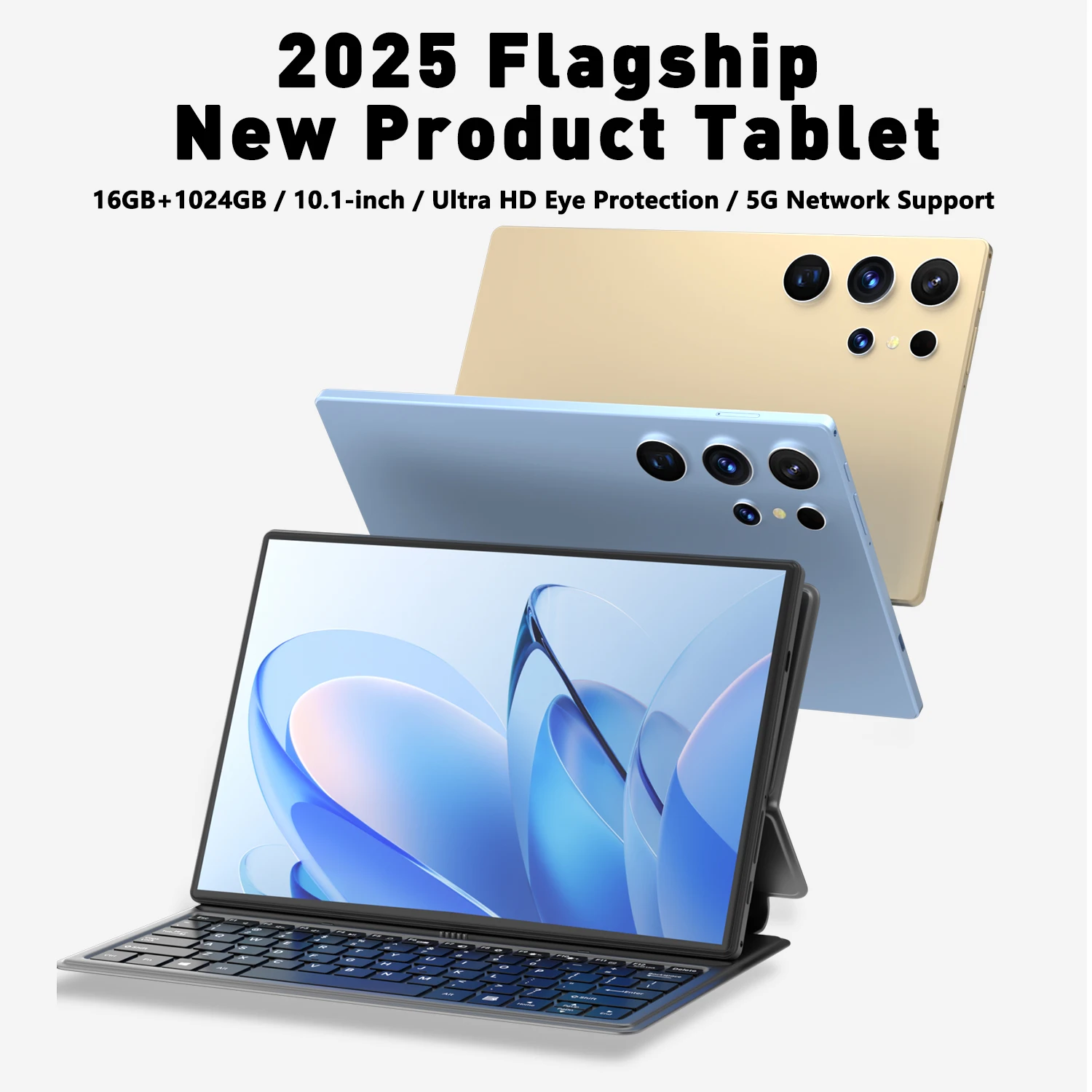 Nueva tableta S25 Pro de 10,1 pulgadas Snapdragon 8gen2 Global 16GB + 1024GB 10000mah 5G Dual SIM WIFI HD pantalla completa Android 14 tabletas PC - imagen 2