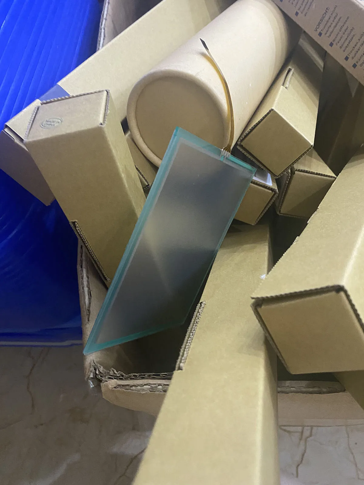 1 Uds para fotocopiadora Riso RZ370 RZ570 RZ670 RZ970 MZ770E 133*105mm pantalla táctil de cristal