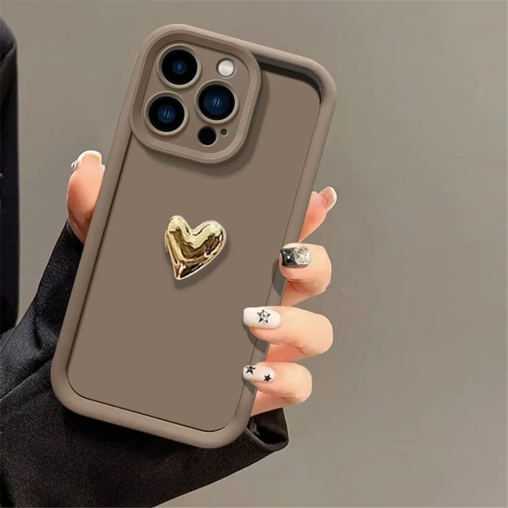 Funda de teléfono suave de lujo con corazón de amor 3D para Honor Magic 7 Lite X8B X8C X8A X9A X9B X9C Magic 5 6 7 Pro, funda de silicona suave mate - imagen 5