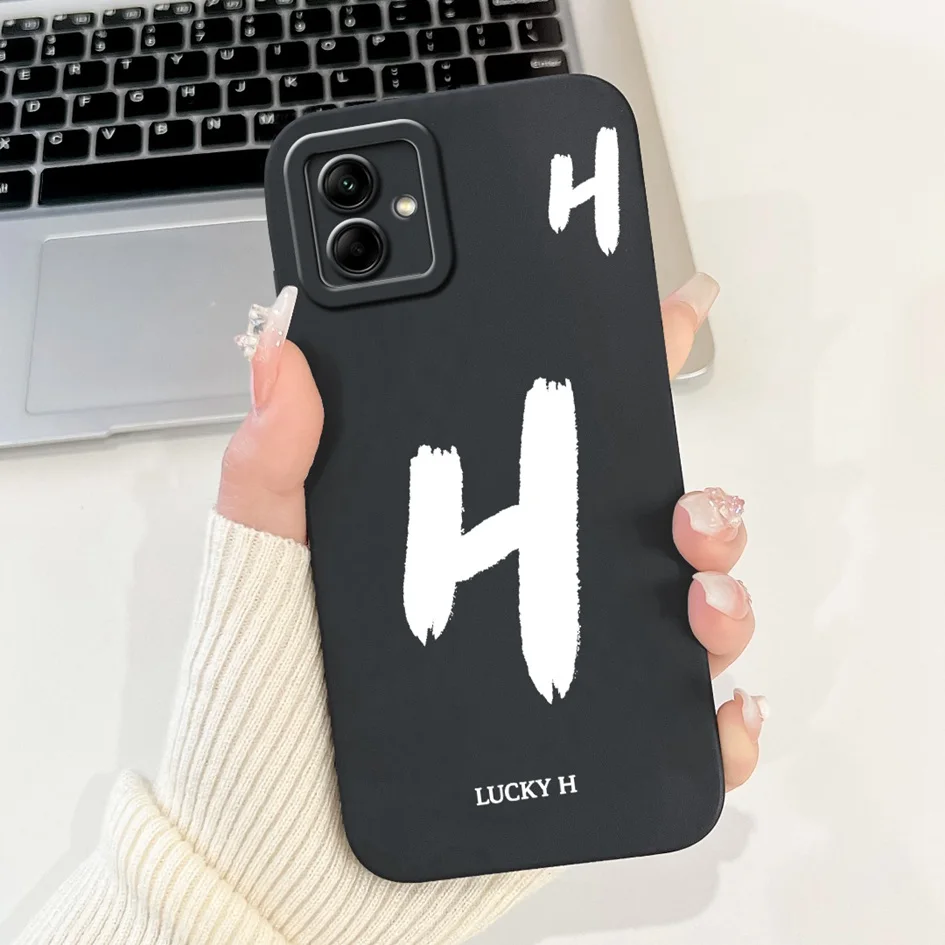 Para Samsung Galaxy A05 funda SM-A055F letras de la suerte silicona suave a prueba de golpes TPU funda de teléfono para Samsung A05s SM-A057F M05 parachoques - imagen 3