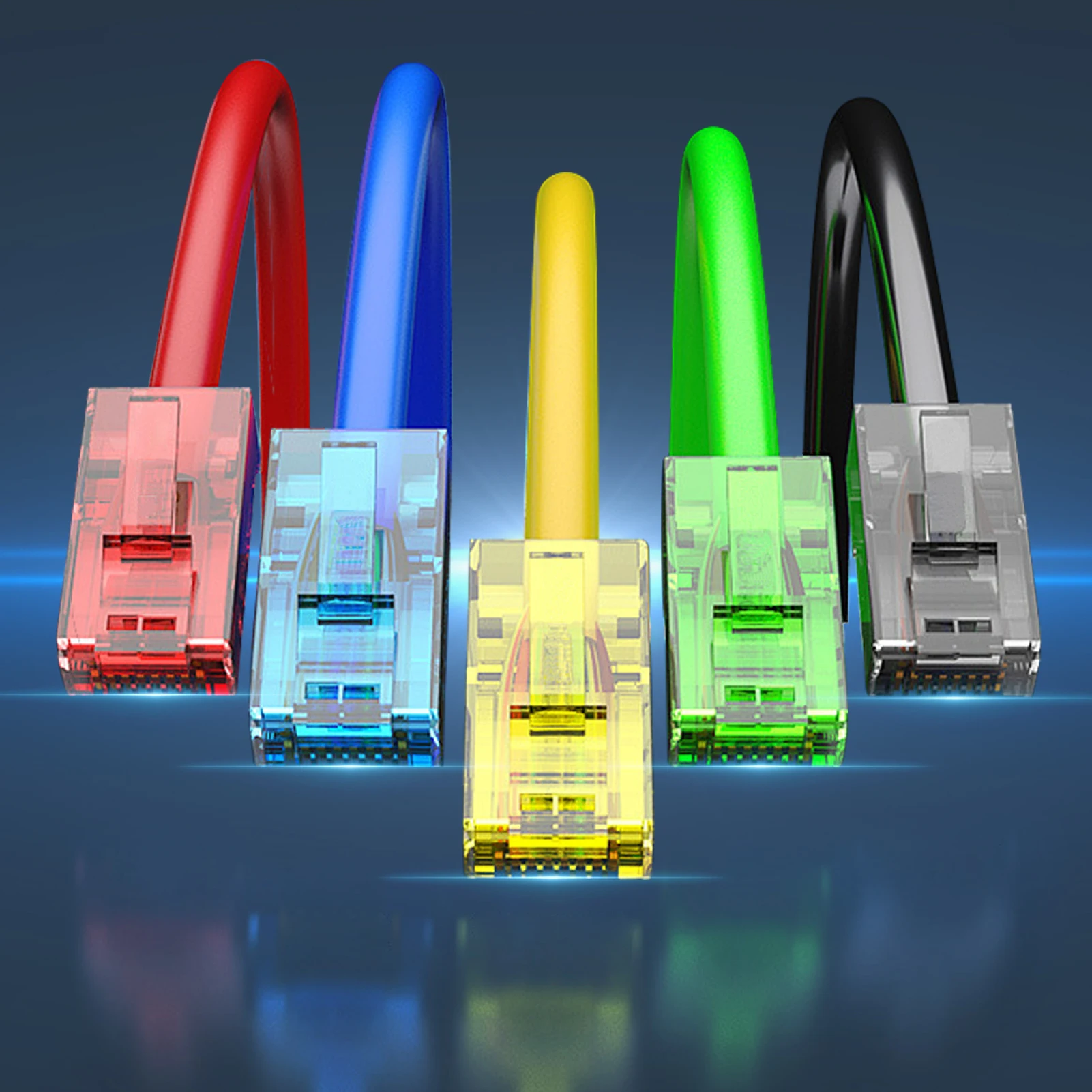 Natalink 50/100/200 Uds RJ45 Cat6 conector de paso RJ45 enchufes modulares para CAT6 CAT5E Cable FTP/UTP sólido o trenzado - imagen 5