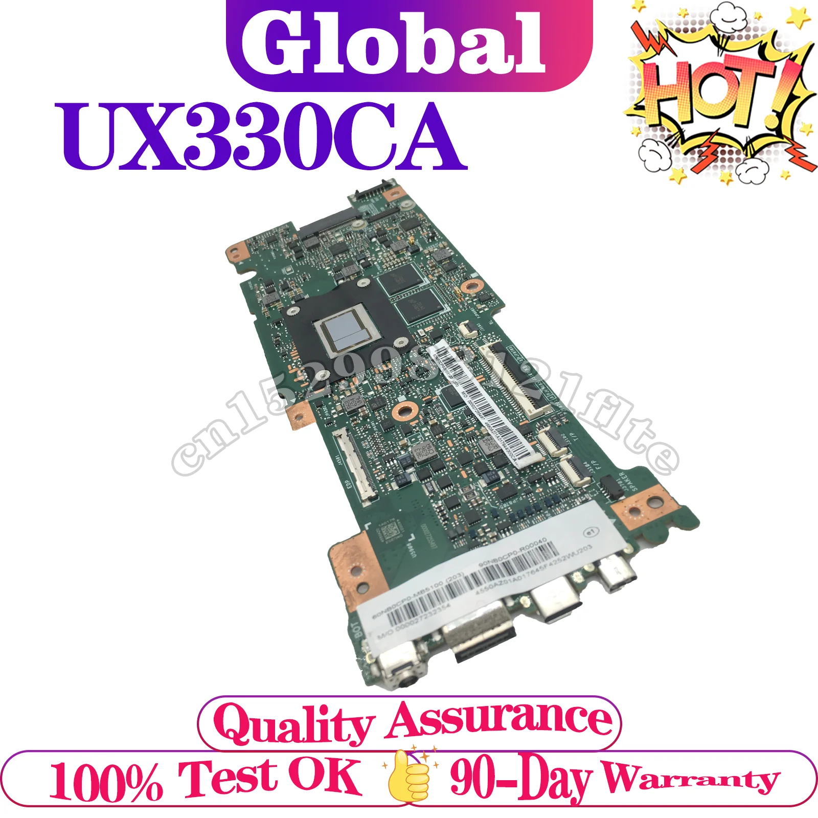 Placa base UX330CA U330C UX330 UX330C UX330CAK para placa base de ordenador portátil ASUS con M3-7Y30 I5-7Y54 8GB/4GB-RAM