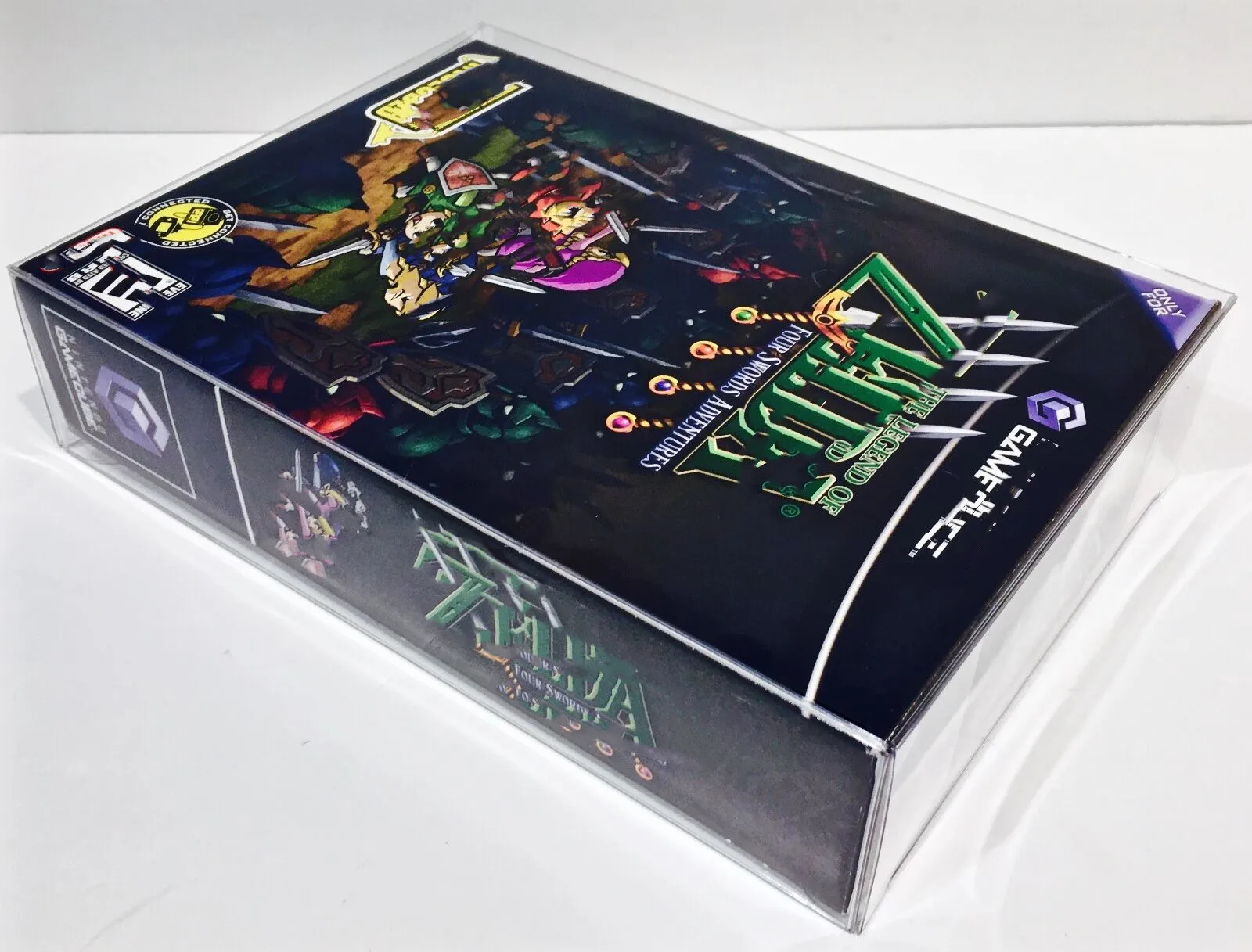 Protector de caja para ZELDA, cuatro espadas, NTSC, solo Estuche de exhibición de Nintendo Gamecube - imagen 3