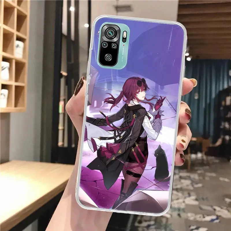 Honkai Star Rail Kafka funda de teléfono de silicona para Xiaomi Redmi 12 12C 13 13C 14C 10 10A 10C 9 9A 9C 9T 8 8A 7 7A 6 6A K70 K60 K20 K4 - imagen 3