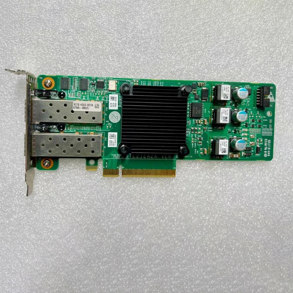 MT27712A0 SP333 Adaptador dual de red de fibra óptica de 10 Gigabits Mellanox MCX4121A 02311WTS - imagen 3