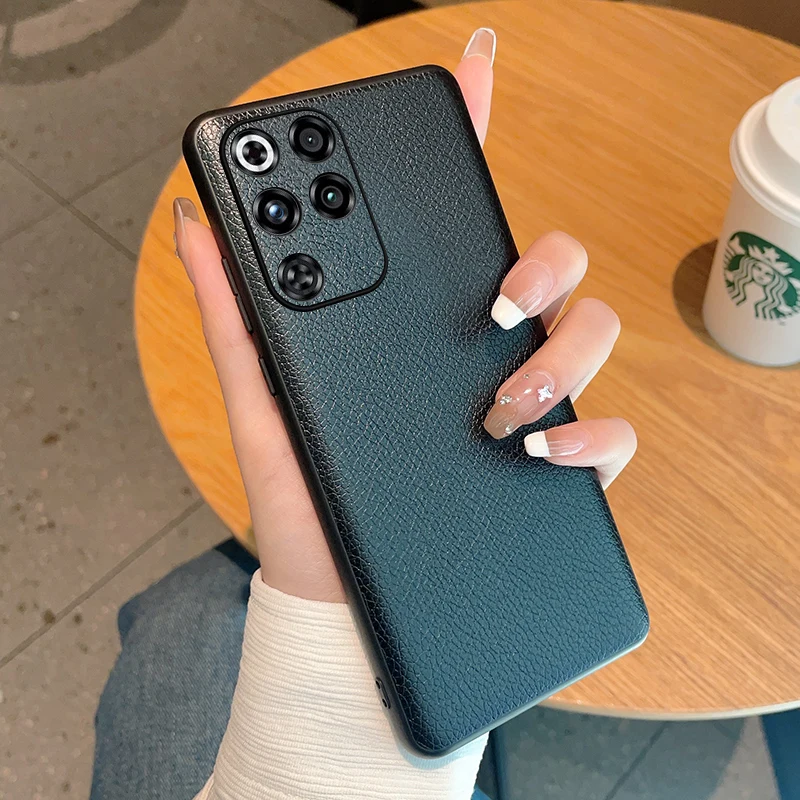 Funda negra para Red Magic 11 Pro Plus, funda dura de cuero PU Premium a prueba de golpes para ZTE nubia Red magic11Pro