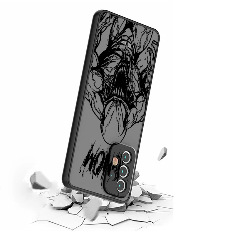 Venom arte Popular Cool Marve translúcido esmerilado para Samsung A53 A52 A33 A32 A51 A71 A21S A13 A73 A50 A22 A12 5G mate - imagen 4