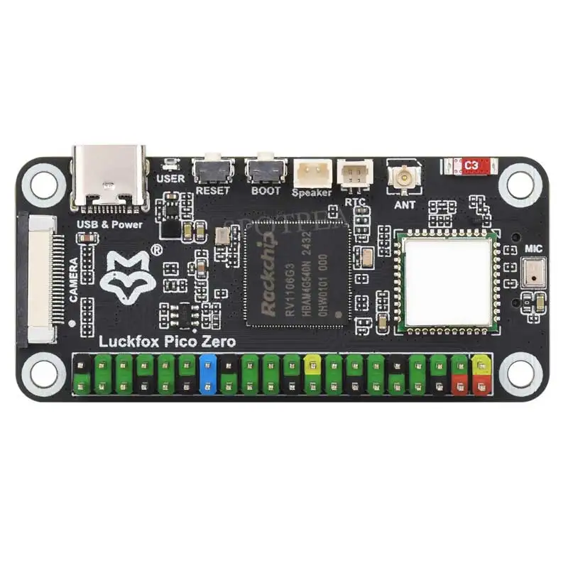 Luckfox Pico Zero RV1106G3 SD WiFi6 Audio eMMC-8G RAM-256MB con opción de altavoz - imagen 4