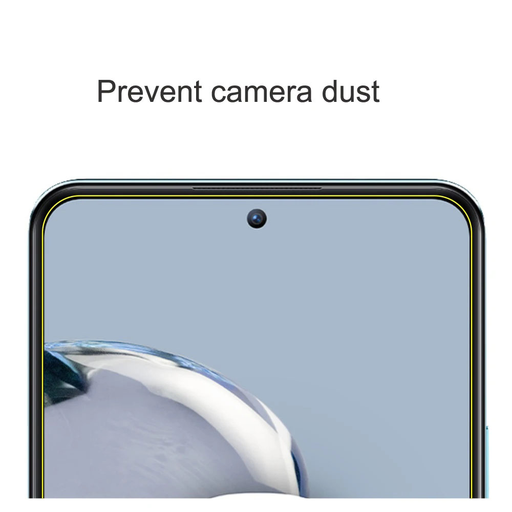 Protector de pantalla para Xiaomi mi 12t Pro, cubierta de desbloqueo de huellas dactilares, película de vidrio templado transparente de alta calidad, dureza 9H - imagen 2