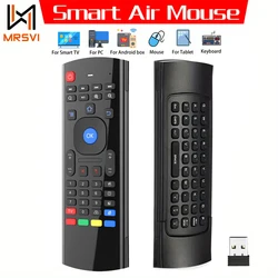 Teclado Inalámbrico MX3 con Air Mouse y Control Remoto para Smart TV