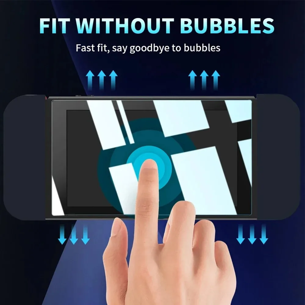 Para Nintendo Switch 2 Protector de pantalla de fácil instalación películas antiarañazos de vidrio templado para Switch 2 Protector de consola de juegos - imagen 5