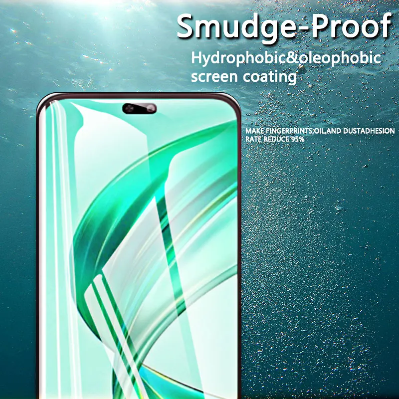 Protectores de pantalla para Honor X8b, cristal templado de 6,7 ", alta HD 9H, funda de aluminio antiarañazos, protección amigable, 1-4 Uds. - imagen 4