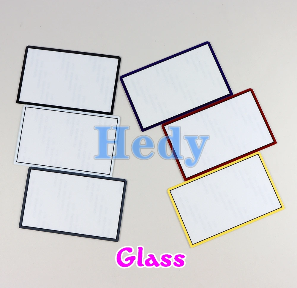 Superficie superior de repuesto para 3DS LL XL, cubierta de lente exterior de pantalla de vidrio de plástico para 3dsxl, 1 unidad - imagen 3