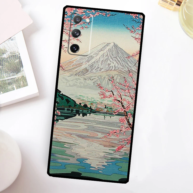 Funda de arte japonés ukiyo-e para Samsung Galaxy S23 Ultra S22 Plus S20 S21 FE S8 S9 S10 Note 10 20 S24 Ultra - imagen 5
