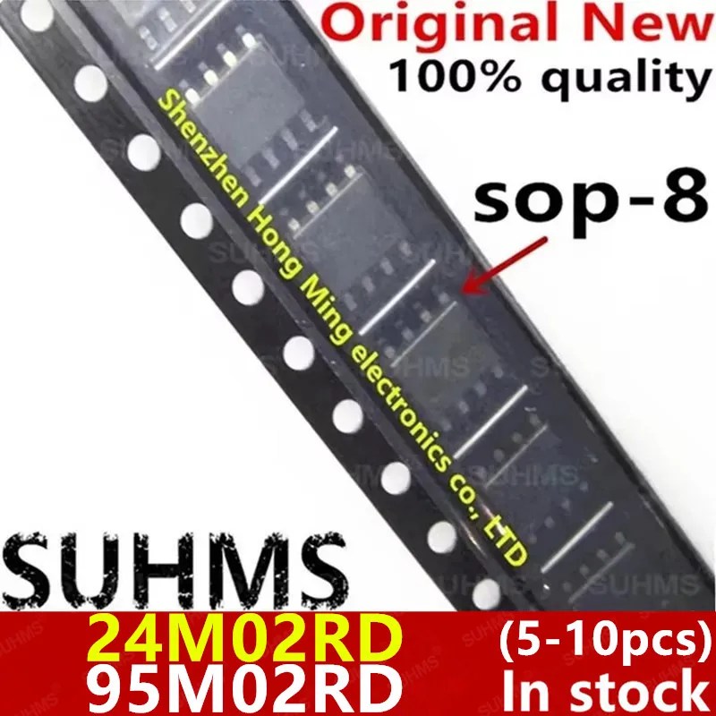 Memoria EEPROM M24M02-DRMN6TP y M95M02-DRMN6TP SOP-8