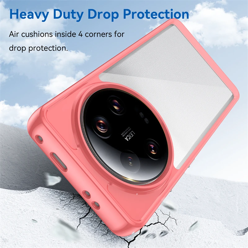 Para Xiaomi 13 Ultra funda de lujo de silicona transparente carcasa de parachoques a prueba de golpes para Xiaomi 13 Ultra 13 Pro 12 Lite funda Mi 13 Ultra - imagen 4