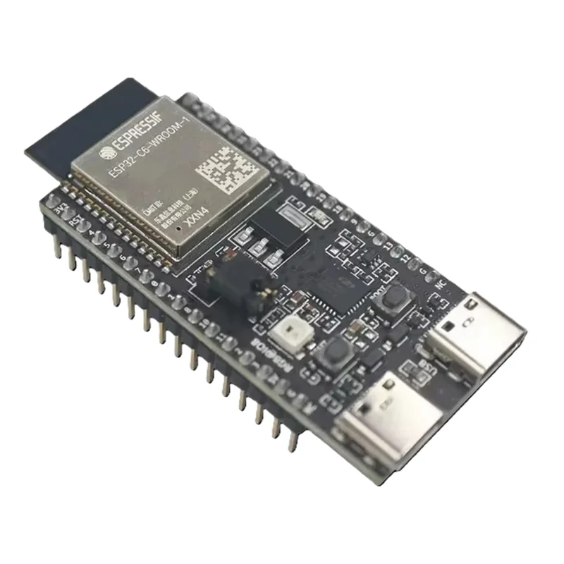 ESP32-C6-DevKitC-1 USB para CP2102 lleva ESP32-C6-WROOM-1 N8 Wi-Fi 6 BLE Zigbee Placa de desarrollo de hilo