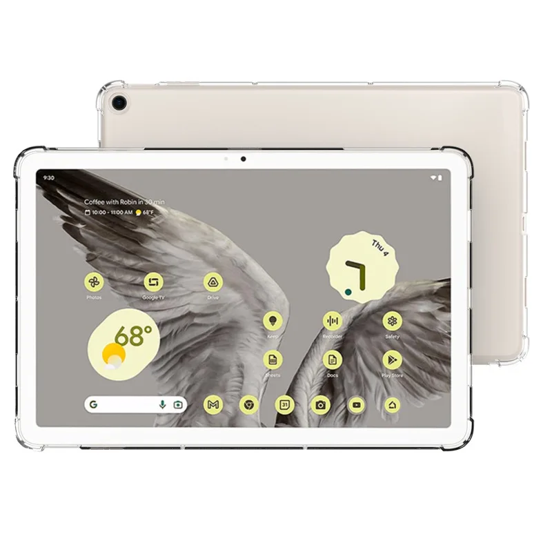 Para Google Pixel Tablet funda 2023 bolsas de aire transparentes protección suave de silicona TPU a prueba de golpes Capa Fundas Shell Skin - imagen 3