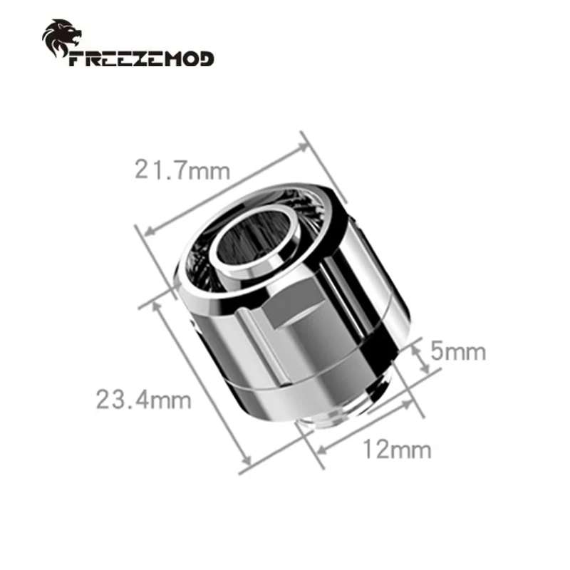 GRGKN-H3, accesorio de tubería de manguera de refrigeración por agua para computadora para tubos de PVC PE de 10*16MM, superficie lisa, fijación de llave Hexagonal de 3/8 ''de espesor - imagen 2