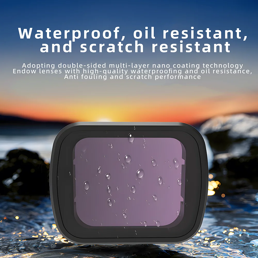 Juego de filtros ND para cámara ND8/16/32/64/128 UV CPL, Kit de filtro de lente de cámara de vidrio óptico para DJI FLIP, accesorios para Dron, Protector de lente - imagen 3