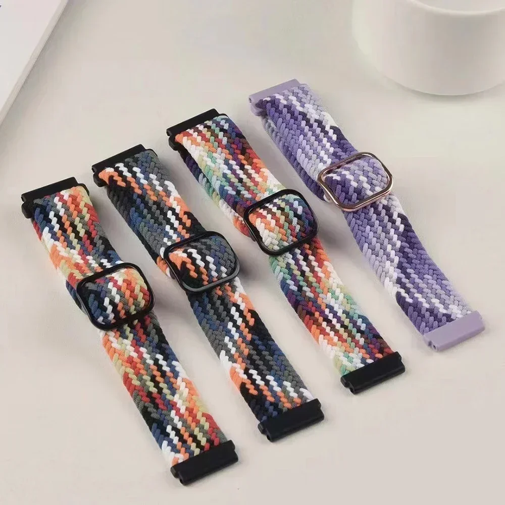 Correa de bucle Solo trenzada de 22MM para Xiaomi Watch S4 S3 S2 42 46mm S1 Pro Active/Mi Color 2 pulsera deportiva para Xiaomi Watch 2 2Pro - imagen 3