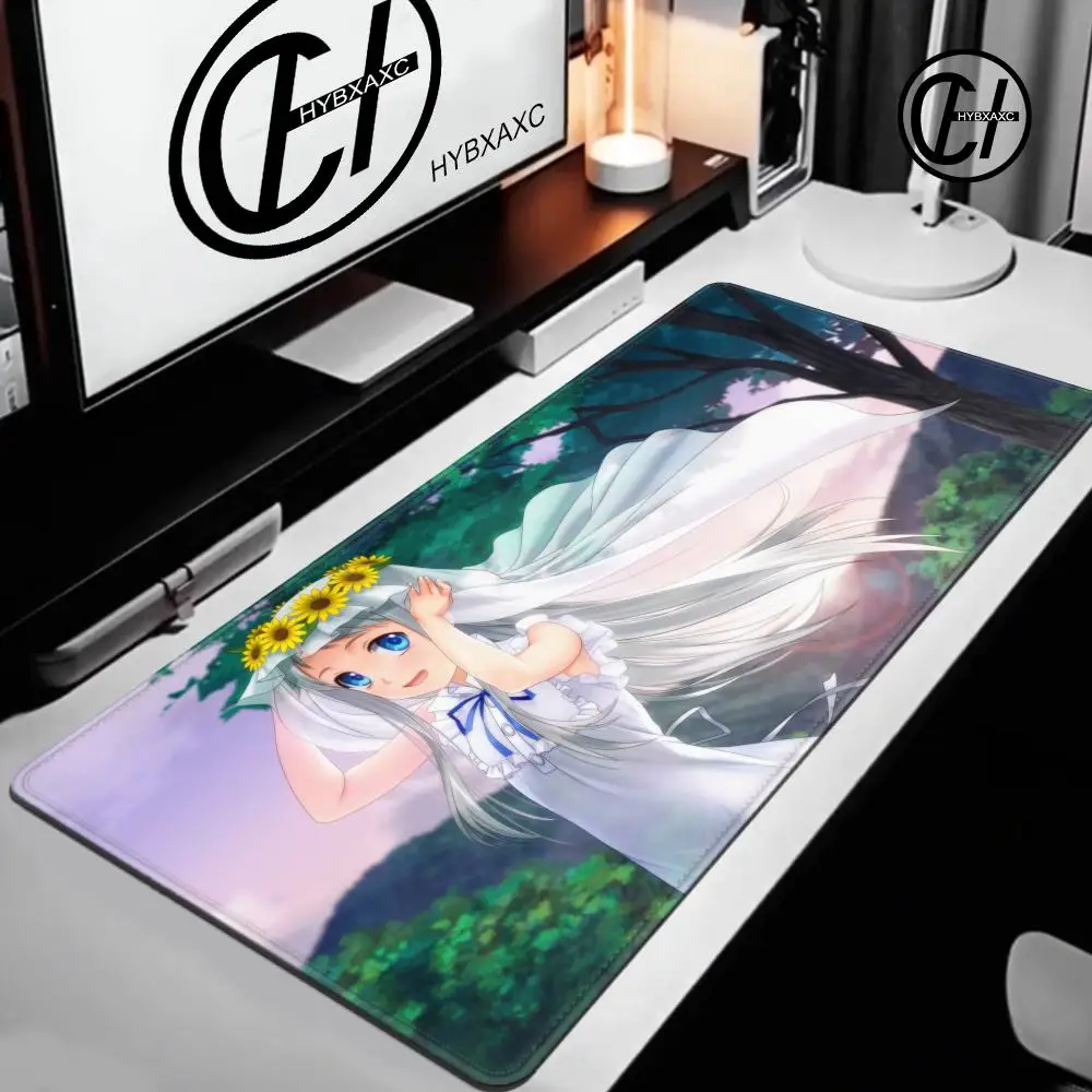 Anohana Alfombrilla de ratón Teclado Alfombrilla de ratón con puntada, Accesorios para juegos, Alfombrillas de escritorio largas, Piezas de PC XXL90x40cm - imagen 2