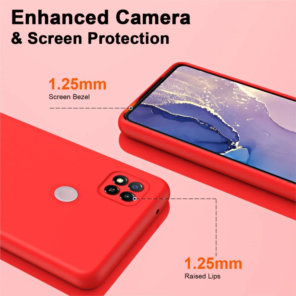 Funda cuadrada de silicona líquida para Xiaomi Redmi 9C 9 9A 10 10C 10A 12 12C 13 13C 14C Note 9 9s 10 10s 11s 11 Pro Fundas - imagen 4