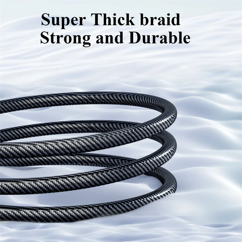 Cable de carga rápida LED con pantalla Digital de 120W, Cable de datos USB a tipo C Dual tipo C para Xiaomi 15 Redmi 14 Oneplus 13 POCO X7 - imagen 5