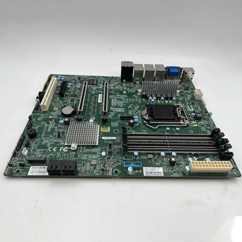 X12SCA-F para placa base supe-rmicro, enchufe único LGA1200, núcleo i9 i7 i5 i3 DDR4 de 10. a generación - imagen 5
