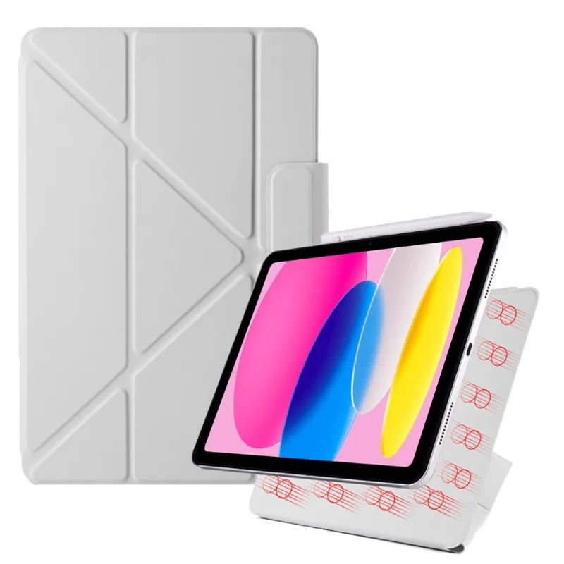 Funda magnética desmontable para tableta iPad A16 2025, funda con soporte magnético plegable para iPad de 10. a generación y 11. a generación