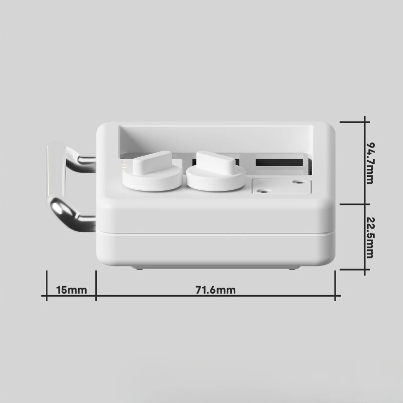 Miniteclado de teclado mecánico de modo Dual, Junta inalámbrica Bluetooth, enchufe en caliente, accesorio para computadora, oficina, juegos, regalos - imagen 5