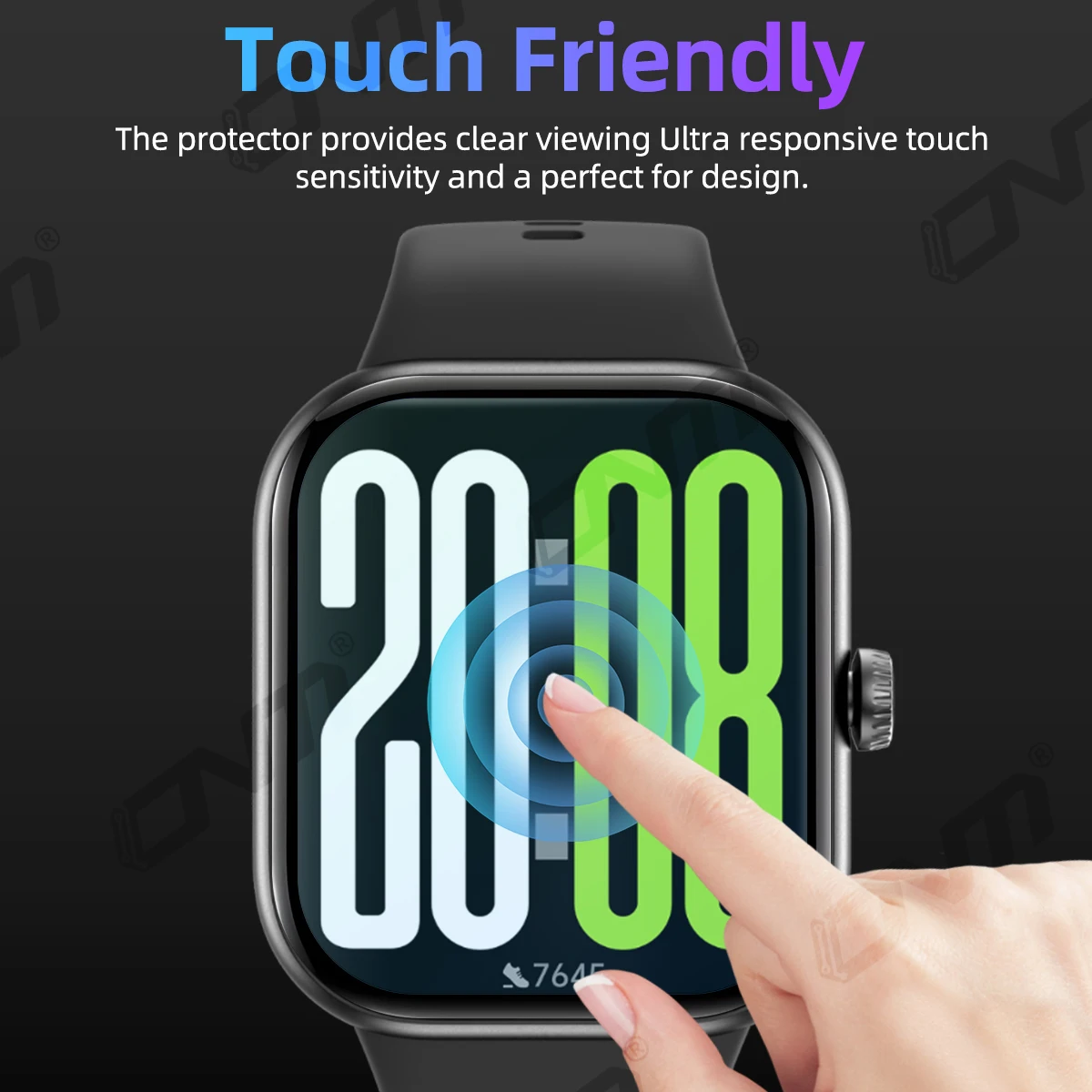 Película protectora 3D para protector de pantalla Honor Watch X5, cobertura total antiarañazos para accesorios Honor Watch X5 (no vidrio) - imagen 4