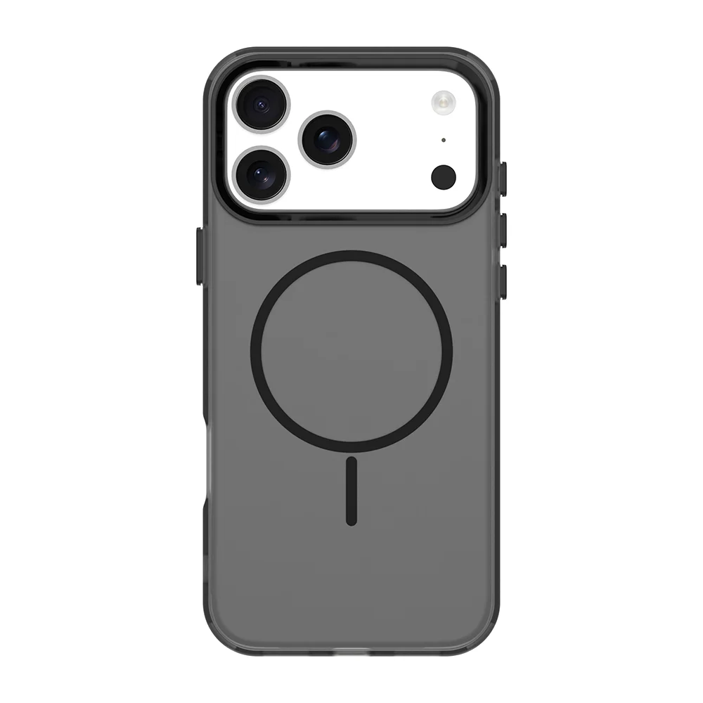 Funda de teléfono magnética translúcida de lujo para iPhone 17 Pro Max 16 15 14 13 12 11 Pro Max 16 Plus protección parachoques a prueba de golpes