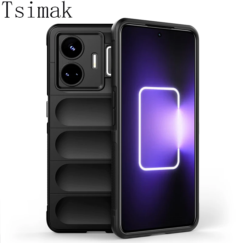 Funda a prueba de golpes para Realme GT 6T Neo 5 2 Pro 6 SE 3T Neo6 GT6 GT2 6 T, funda trasera de silicona líquida para OPPO A58 A78 4G