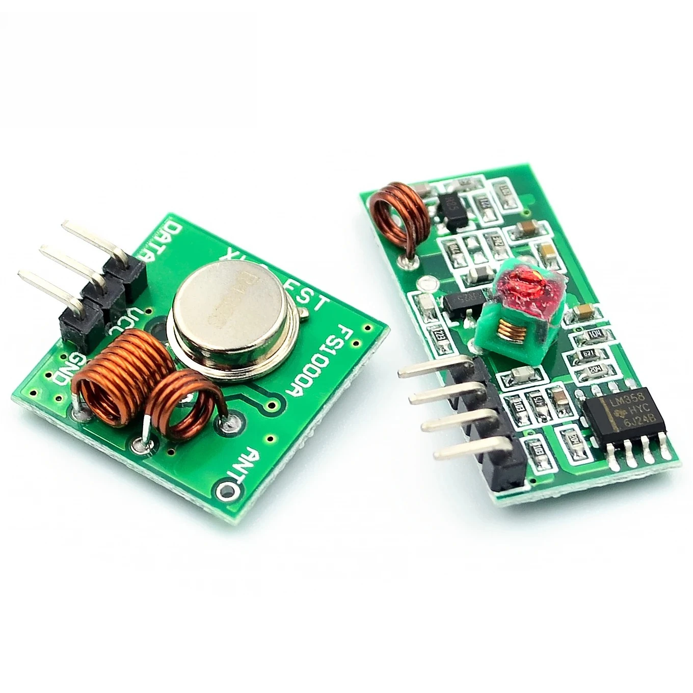 Electrónica Inteligente, Kit de enlace de módulo transmisor y receptor RF de 433Mhz para Arduino ARM MCU WL DIY, módulo inalámbrico de 315Mhz - imagen 3