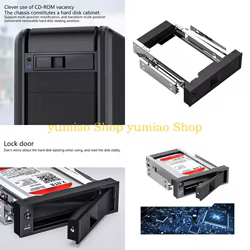 Rack móvil intercambio intercambio caliente interno 587b para bandeja interna para disco disco duro 3.5