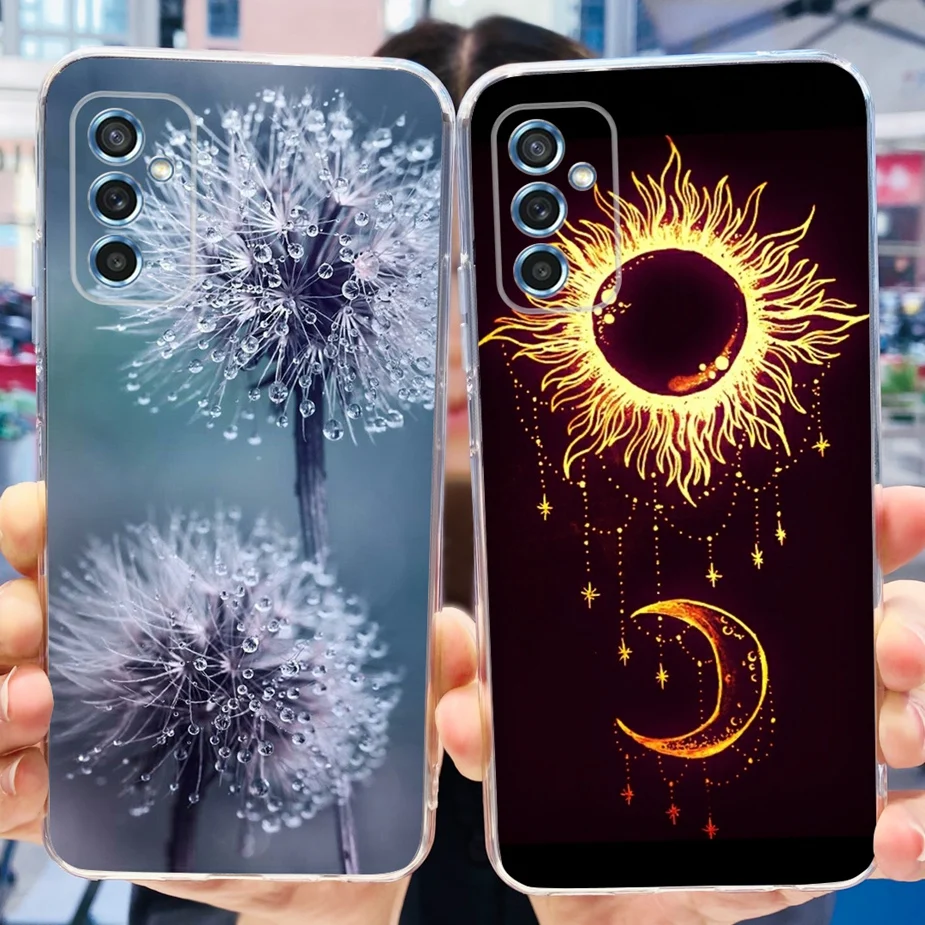 Funda de silicona transparente para Samsung Galaxy M52 5G, carcasa bonita pintada a la moda, suave, SM-M526B, M52 M 52 5G - imagen 3