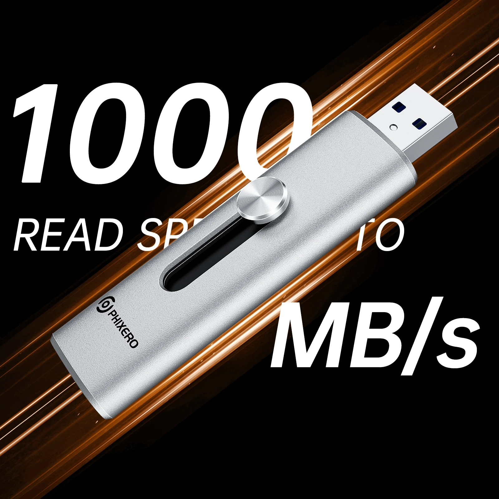 Unidad de pluma de estado sólido portátil PHIXERO 1TB 1073MB/s USB-A tipo C 4K unidad Flash HD 128GB 256GB 512GB 2TB unidad de pluma de estado sólido - imagen 2