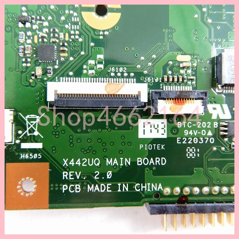 Placa base X442UQ i3 i5 i7 CPU 4GB 8GB-RAM para For Asus X442UQR X442UN X442UNR X442UF X442UR X442URR A480U X442UA X442UAR - imagen 5