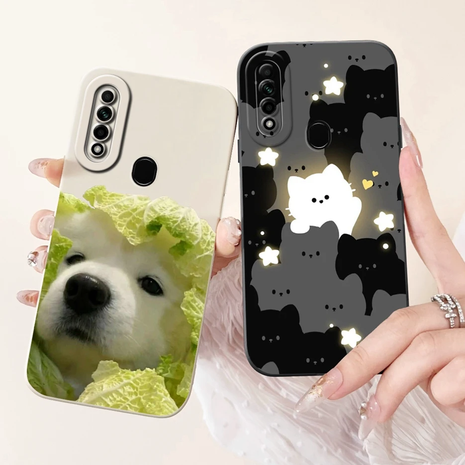 Para Oppo A31 2020 funda CPH2015 lindo Panda cubierta de dibujos animados a prueba de golpes funda de teléfono para Oppo A8 2019 OppoA8 OppoA31 Fundas suaves parachoques - imagen 3