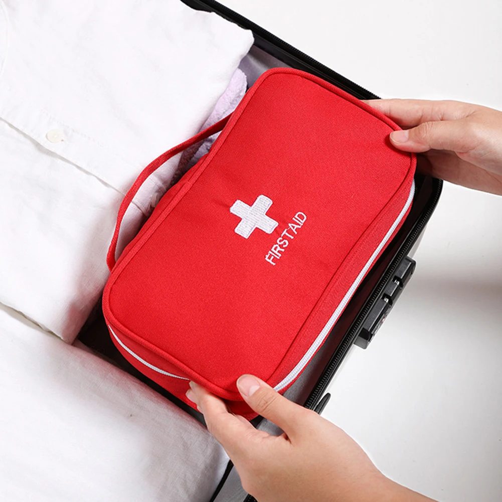 Kit de emergencia médica 900D Oxford, compartimento para prevención de epidemias con asa, impermeable, gran capacidad para viajes de Camping - imagen 3