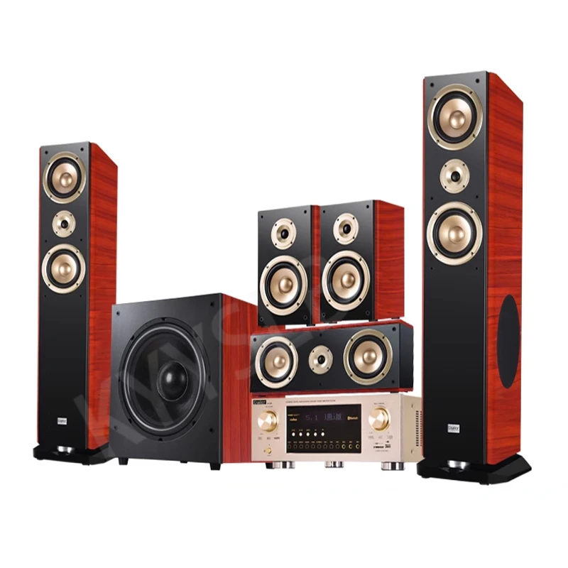 KYYSLB 1000-2000W 5,1 amplificador Bluetooth sistema de cine en casa Audio sonido DTS Dolby Amplificador 220V un conjunto - imagen 2