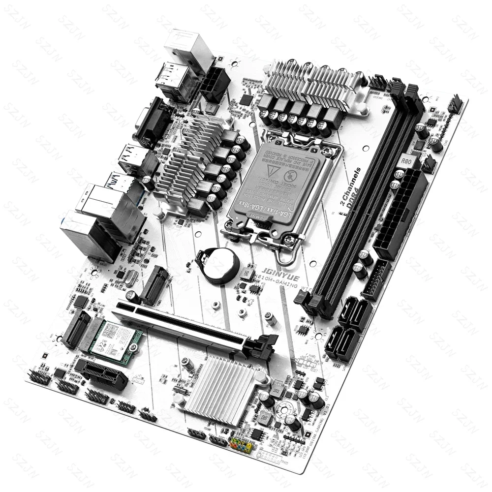 Kit de placa base JGINYUE H610M con memoria de doble canal I5 12490F DDR4 32GB 3200MHz 9560NGW WIFI compatible con placa base M.2 XMP - imagen 3