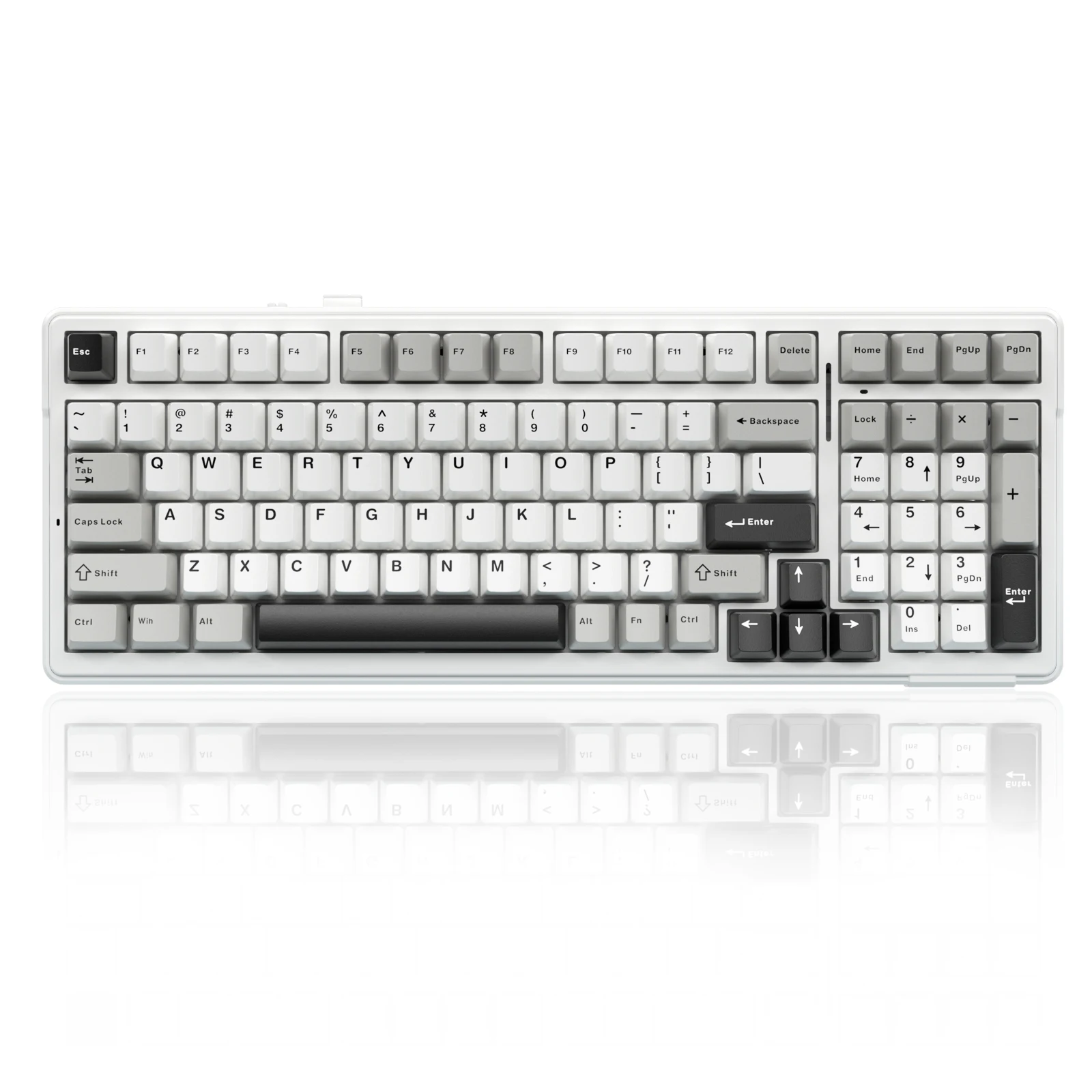 AULA-Teclado mecánico F99 con Bluetooth 5,0/2,4G, teclado inalámbrico/con cable para juegos, 99 teclas personalizables - imagen 2