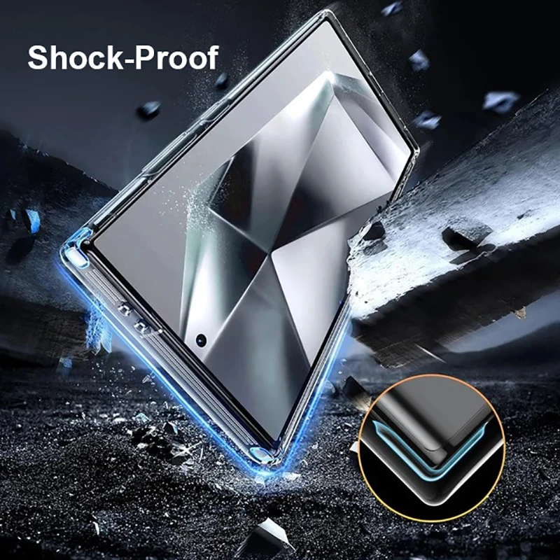 Funda de silicona transparente Original para teléfono Samsung Galaxy S24 S23 Ultra Plus FE S24Ultra S24, fundas de cristal ultrafinas, carcasa de TPU suave - imagen 2