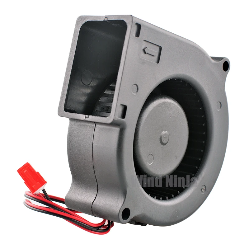 CHA7512RX-30B 75mm 고속 원심 송풍기 팬 7.5cm DC12V 0.65A 4500rpm 건조기 가습기 용 냉각 팬 75x75x30mm